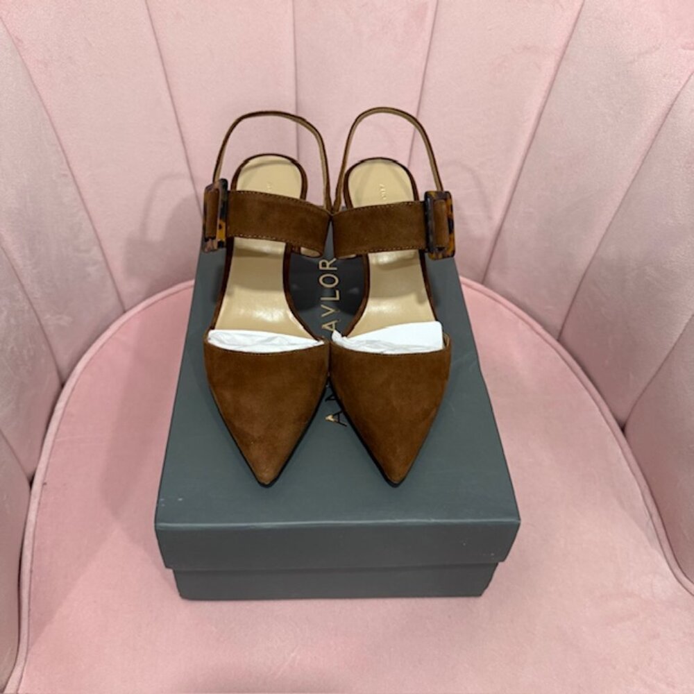 Ann Taylor Theodora Buckle Slingback Pump-Missy